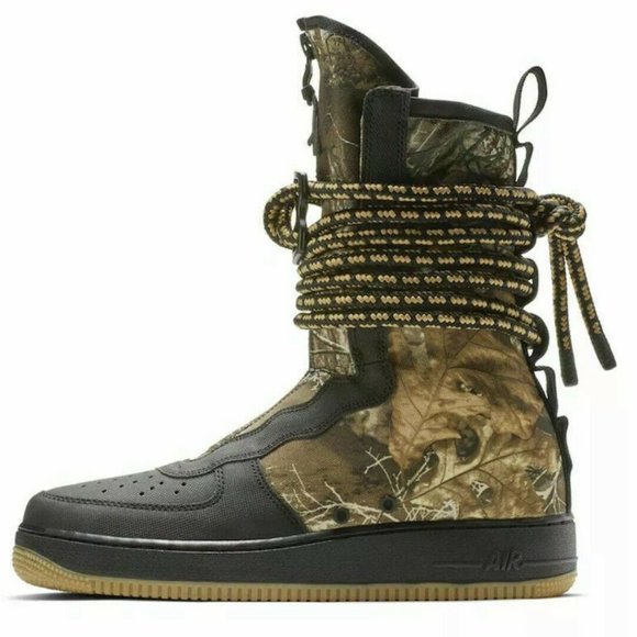 Nike SF Air Force 1 AF1 x Realtree High Mens Shoe CAMO AA1128-004 NEW Sz 9.5 - Picture 4 of 6